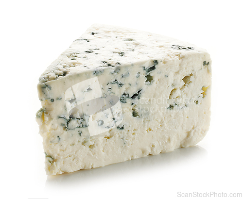 Image of piece of blue cheese