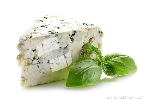 Image of piece of blue cheese