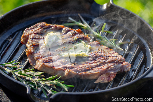 Image of freshly grilled steak