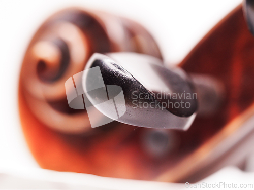 Image of Peg on a violin