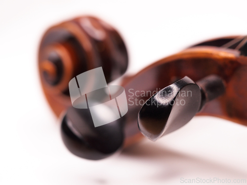 Image of Peg on a violin
