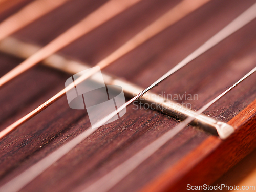 Image of Fret on an acoustic guitar