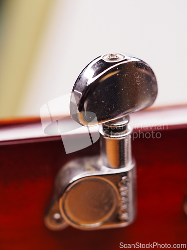 Image of Peg of a guitar