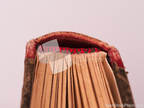 Image of Detail of an old book