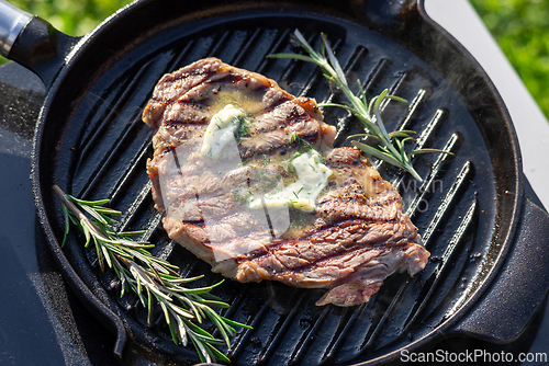 Image of freshly grilled steak