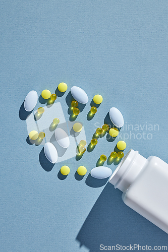 Image of various colorful pills