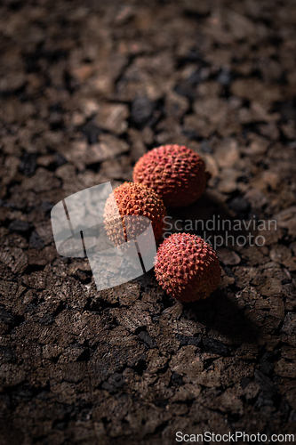 Image of Three sweet lychees