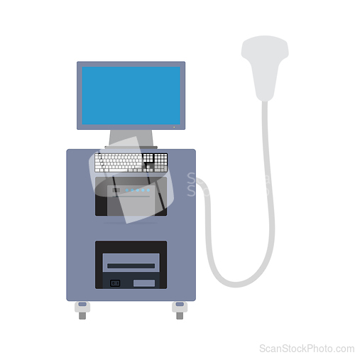 Image of Ultrasound Diagnostic Machine Icon