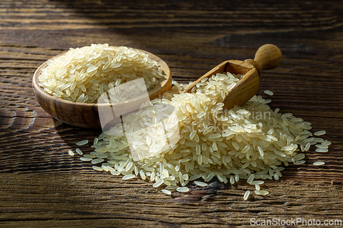 Image of pile and bowl of rice