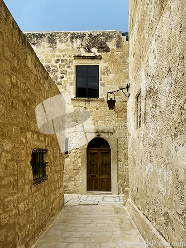 Image of street and walls of an ancient city