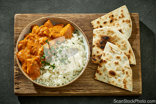 Image of bowl of Chicken Tikka Masala with Rice