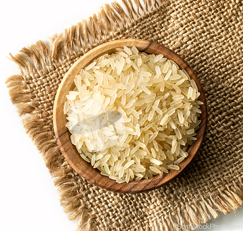 Image of bowl of raw rice