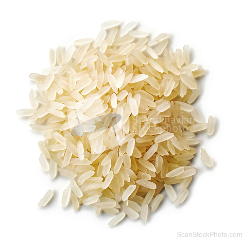 Image of heap of raw rice 