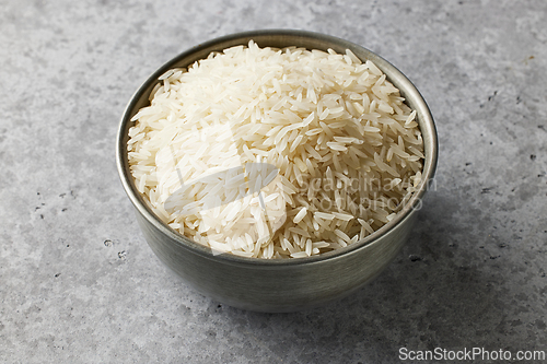 Image of bowl of raw rice