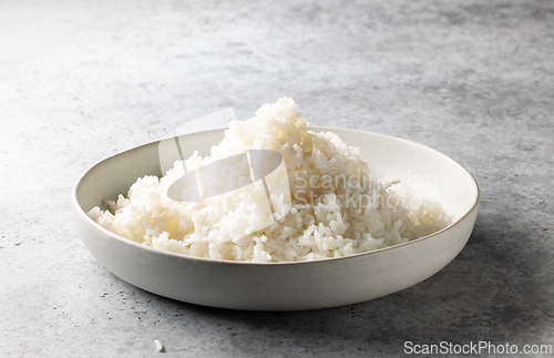 Image of bowl of boiled rice