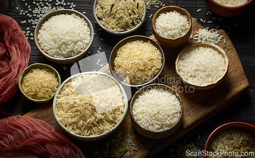 Image of different types of rice