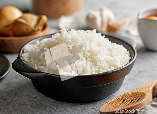 Image of bowl of boiled rice