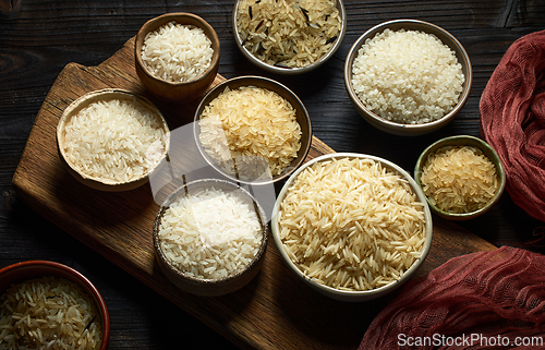 Image of different types of rice