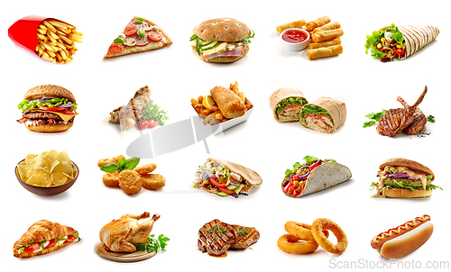 Image of Fast food collection