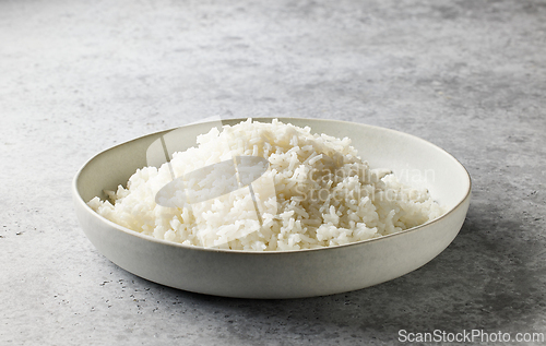 Image of bowl of boiled rice