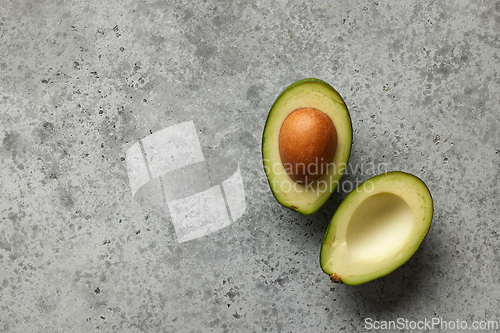 Image of fresh green avocado