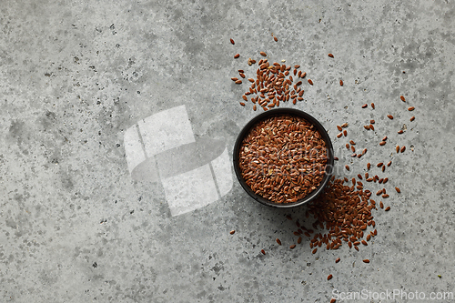 Image of bowl of flex seeds