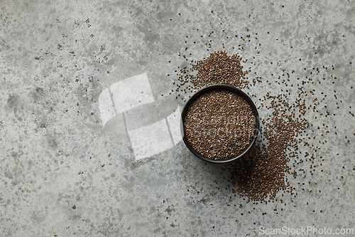 Image of bowl of chia seeds