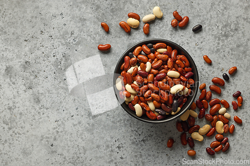 Image of bowl of colorful beans