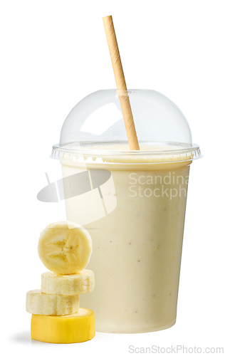 Image of banana, coconut and pineapple smoothie