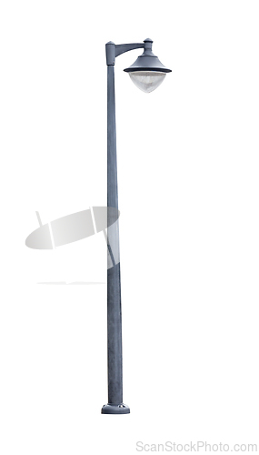 Image of Street lamppost, isolated over white