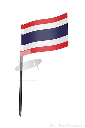 Image of Thai flag toothpick
