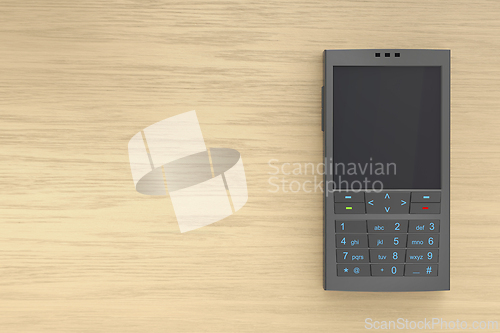 Image of Black mobile phone