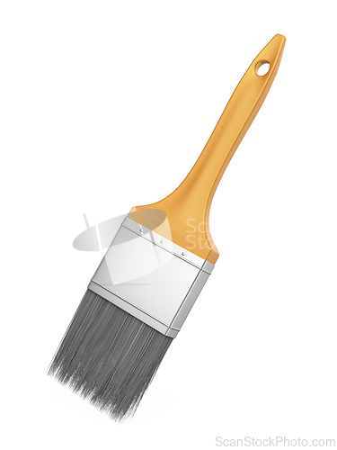 Image of Paintbrush with orange handle