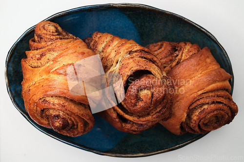 Image of Sweet rolls on a plate