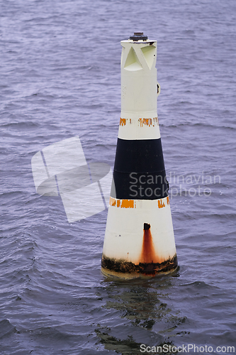 Image of A buoy in the sea