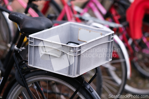 Image of Plastic box on a bike