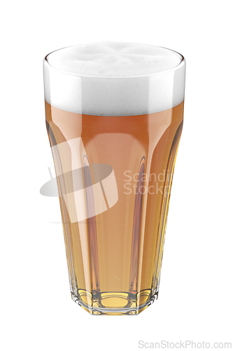 Image of Glass of lager beer