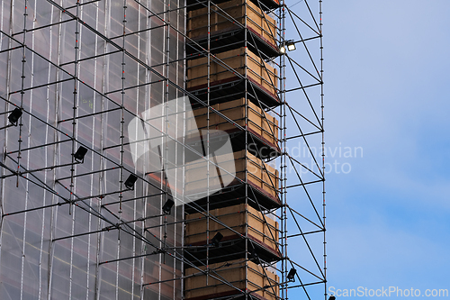 Image of Construction on a building