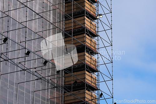 Image of Construction on a building