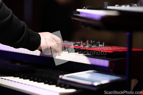 Image of Playing keyboard
