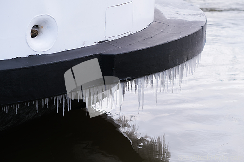 Image of Icicles on a ferry