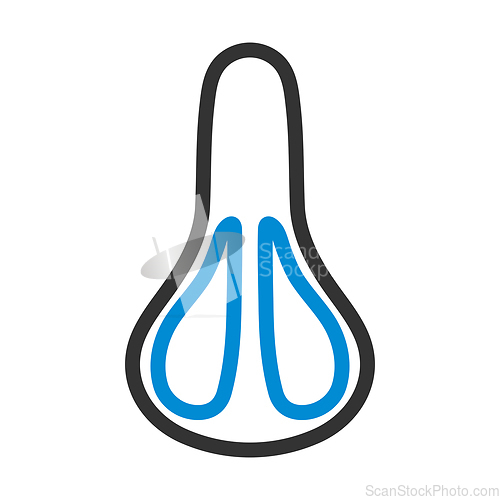 Image of Bike Seat Icon Top View