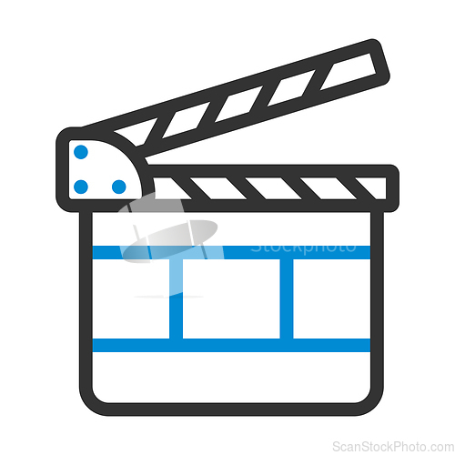 Image of Movie Clap Board Icon