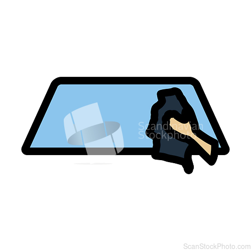 Image of Wipe Car Window Icon