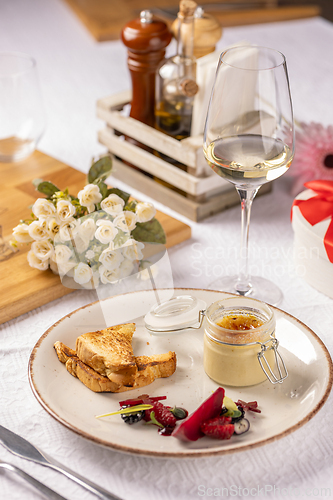 Image of Delicious duck foie gras creme brulee
