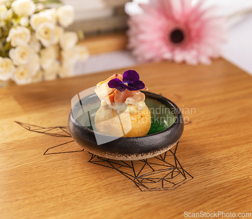Image of Small cheese fried ball appetizer