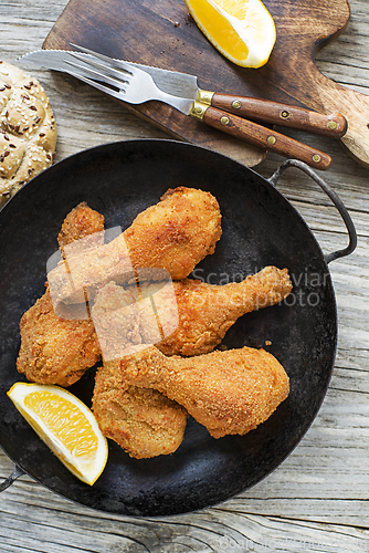 Image of Fried chicken drumstick