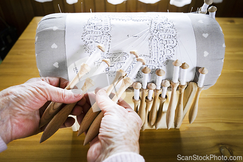 Image of Bobbin lace