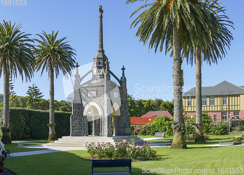 Image of mar memorial Akaroa in New Zealand
