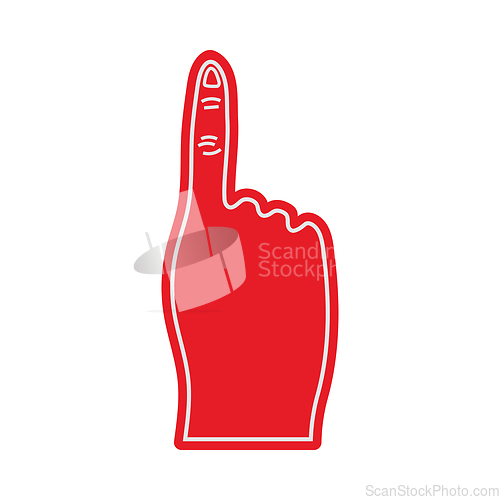 Image of Fans Foam Finger Icon